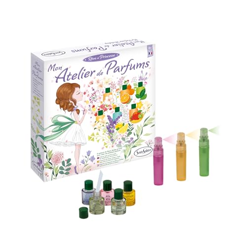 Sentosphere Mein Parfüm-Atelier - Parfüm-Set - Erschaffen Sie Ihren eigenen Duft - Kit für Erwachsene und Kinder ab 8 Jahren - Unisex - Exploratorische Fähigkeit, Kreatives Denken - 28.5 x 28.5 cm