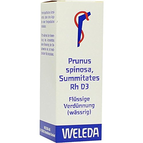 prunus spinosa summitates rh d 3 dilution 20 ml