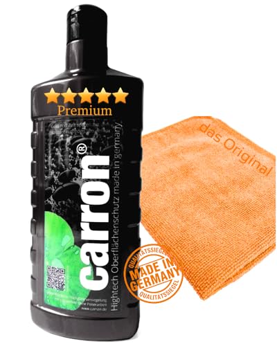 carron® Original Profi Autopolitur Hochglanz-Versiegelung für alle Autolack gegen Artefakte mit Lotuseffekt ohne aufwändige Polierarbeit