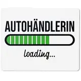 JUNIWORDS Mauspad Mousepad, Autohändlerin Loading (6187573)
