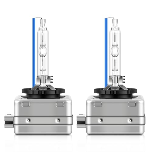 BIHEE D3S Xenon Brenner 8000K Coole Blaue HID Scheinwerferbirnen 35W Scheinwerferlampe Auto Scheinwerfer Birne Autolampe, 2 Stücke