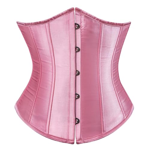 callmo Damen Vintage Korsage Korsett Gothic Vintage Corset Vollbrust Shapewear Schnürt Sich Bustier Floral Große Größen Waist Trainer Karneval Fasching Halloween Corsagen Frauen Taillengürtel