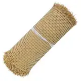 Kalastussaari Cane Gurtband 22x39in Pe gewebte Schlupfable Rattan Roll Mesh Flexible Rattan -Gurtband für Möbelstuhlschrank Decken Decken DIY Projects Home Decor (Cyan), Rattan Cane Gurting Roll