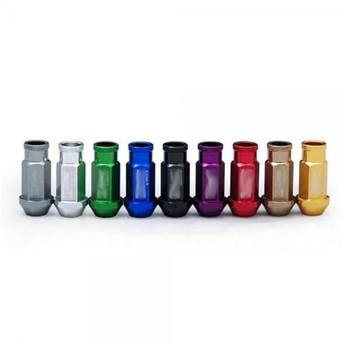 Lug Nuts Radmuttern, 20 Stück M12X1.5 oder M12x1.25 Versch Farben (M12x1.25, Bronze)