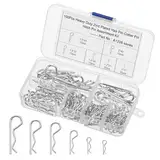 Szaboviktoria 100-teiliges Splint-Set, R-Clips splinte sortiment Kit, R-Clips sicherungssplint-Federsplinte für Anhängerkupplungen, zur Verwendung an Anhängerkupplungsbolzen