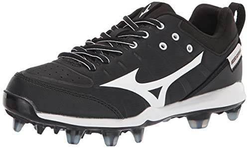 Mizuno Herren 320639.9000.17.1200 9-Spike Advanced Finch Elite 5 Damen Softball-Stollen aus TPU, schwarz/weiß