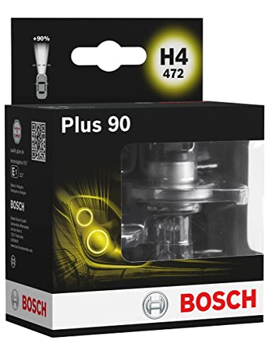 Bosch H4 Plus 90 Lampen - 12 V 60/55 W P43t - 2 Stücke