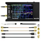 AURSINC NanoVNA-H4 Vektor-Netzwerkanalysator, neueste V4.3 10 KHz-1,5 GHz HF VHF UHF 4" Touchscreen Nanovna Antennenanalysator Amateurfunk, Messung von S-Parametern, SWR, Phase, Verzögerung