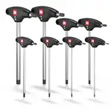 INBUS® 70129 T-Griff Schraubendreher Set 8tlg, 2–10mm, mit HybridTouch — Made in Germany