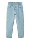 NAME IT Girl's NKFBELLA HW MOM AN Jeans 1092-DO NOOS Jeanshose, Light Blue Denim, 134