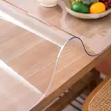 Transparente Tischabdeckung, 30,5 x 71,1 cm, transparente Schreibtischmatte, 1,5 mm dicke Kunststoff-Tischabdeckung, Schreibtischschutzmatte für Schreibtisch, Schreibtisch