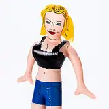 Frauen Gummipuppe im Sexy Outfit - Schildmaid Lagertha leicht zu haben - Junggesellenabschied Geschenk - JGA Sexy Women Erotik Liebespuppe mit Möpsen