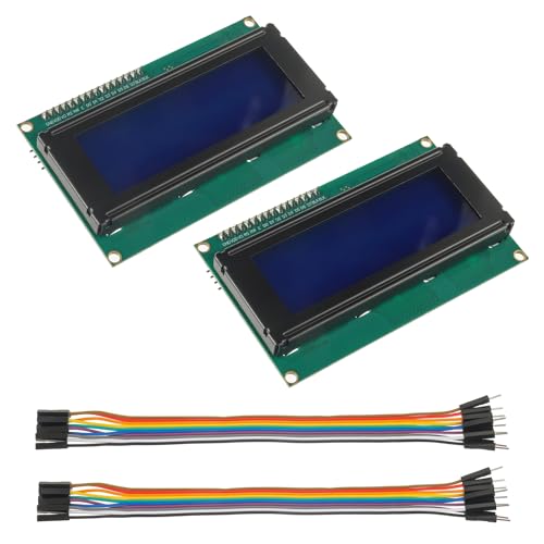 HUAREW 2-Pack 20x4 LCD Modul Display mit I2C Schnittstelle 4x20 Zeichen kompatibel mit Arduino und Raspberry Pi