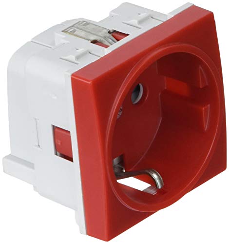 Hager Z45 – Basis SCHUKO 2-polig + Erde 16 A 250 V rot