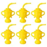 12 Stück Rennwagen-Trophäen-Becher mit Strohhalmen und Deckel, 10 Kunststoff-Rennwagen-Geburtstags- und Partygeschenke, zwei schnell für Kinderbedarf