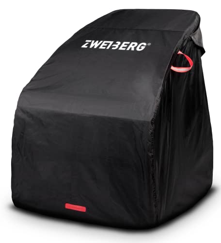 ZWEIBERG® Faltgarage für Fahrradanhänger Universelle Robuste und wasserdichte Abdeckung Regenschutz mit UV-Schutz, easyRemoval