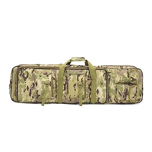 Alephnull Gewehrrucksack Weiche Gewehrkoffer Schrotflinten Tasche Taktischer Gewehrkoffer Schrotflinten Tasche Waffenkoffer (Braun Camo, M)