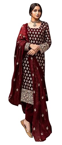 IMTRA FASHION Bedrucktes Kurti Set Für Indische Frauen Mit Ethno Kleid Aus Dupatta Rayon