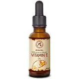 Vitamin E Öl 30 ml - Natürliches Öl - Reich an Vitamin E - Pflege für Gesicht - Körperpflege - Haare - Kosmetik Öl - Schönheit - Haarpflege - Nagelpflege