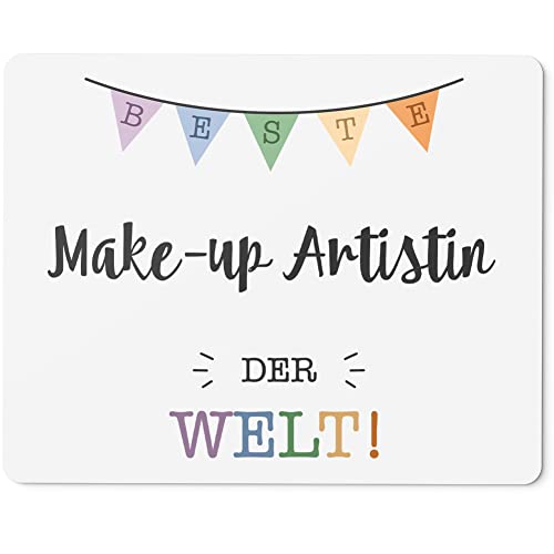 JUNIWORDS Mauspad Mousepad, Beste Make-up Artistin der Welt (5709701)