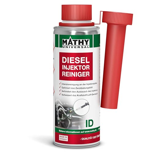 MATHY-ID Injektoren Reiniger Diesel - Diesel Additiv zur Reinigung der Einspritzdüsen im Dieselmotor - Einspritzdüsen Reiniger, 200 ml