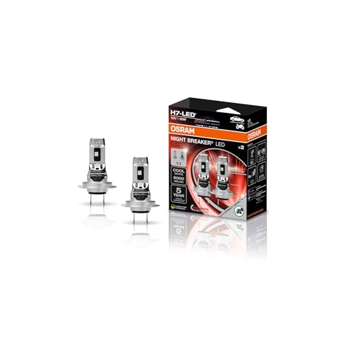 OSRAM NIGHT BREAKER LED SPEED H7, LED-Fern- und Abblendlicht mit Straßenzulassung, 6000K, schnelle Installation, kein mechanisches Zubehör notwendig, LEDEC02 integriert