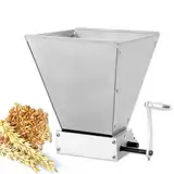 Treeisland Getreidebrecher 4L Schrotmühle für Getreide Manuelle Getreidemühle Malzmühle Schrotmühle mit 2 Einstellbare Roller