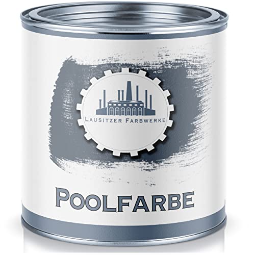 Lausitzer Farbwerke traditionelle 2-K Schwimmbeckenfarbe/Poolfarbe für GFK, Kunststoff und Polyester inkl. Härter SET 2 Komponenten (5 L, Anderer RAL-Farbton (Bitte RAL Wert senden))