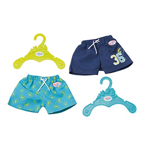 Baby Born Swimshorts Collection Puppen-Zubehör (Puppenbadetuch, 3 Farben), 43 cm, Mädchen, 43 cm