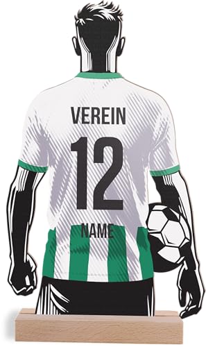 Mönchengladbach Geschenk personalisiert - Mönchengladbach Fanartikel: Holzbild - Mönchengladbach Geschenke, Mönchengladbach Fan, Mönchengladbach Geburtstagsgeschenk, Fussball Geschenke Jungen