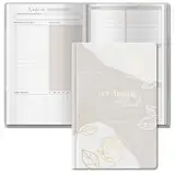 BIROYAL Undatierter Wochenplaner | Terminplaner A5 | wöchentlicher Terminkalender mit To-Do-Liste, großem Notizfeld | 64 Blatt Terminplaner auf Deutsch mit Hardcover | Planer