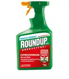 Roundup Unkrautfrei Express, 1 Liter Sprühflasche, Unkrautvernichter, zur Bekämpfung von Unkräutern, Gräsern und Moos