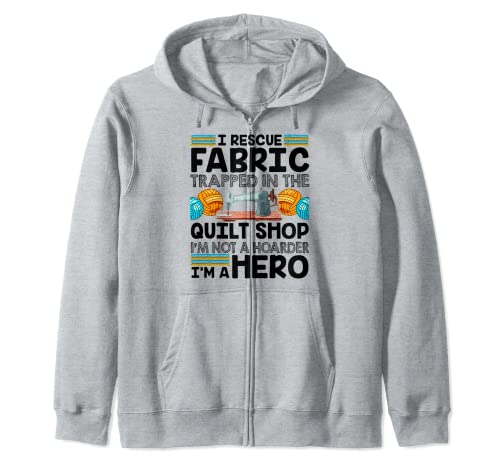 Nähmaschine Nadel Faden Patchworkladen Näherin Couturier Kapuzenjacke