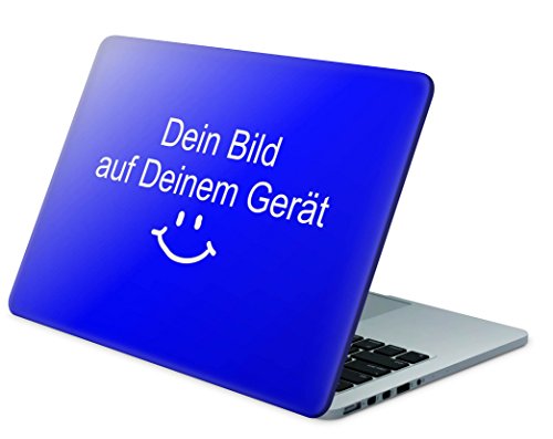 Skins4u Laptop Aufkleber Laptop Folie Cover Skin Netbook Sticker von 10 bis 17,3" individuell auf Maß geschnitten - personalisiert Individuell mit Deinem Bild