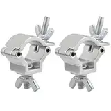 Tiardey 3pcs Aluminium Montage Bühnenlichtklemme für Bühnenlicht Moving Head Light Fit für 18-21mm AD Rohr/Rohrdurchmesser,22lb Kapazitt