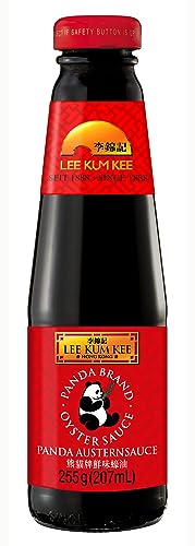 Lee Kum Kee Panda Austernsauce – Würzsauce mit Austerngeschmack – 1 x 207 ml