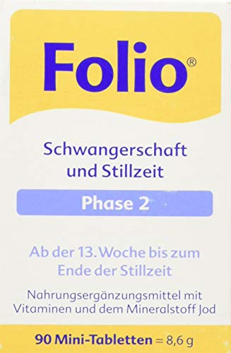 SteriPharm Pharmazeutische Produkte Folio 2 filmtabletten, 8.6 g, 90 Stück (1er Pack)