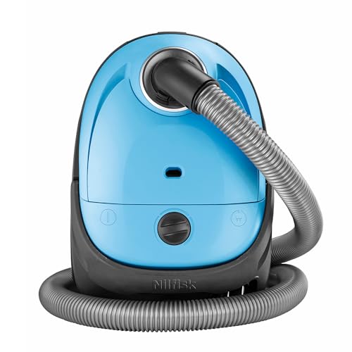 Nilfisk Staubsauger One für Böden und Teppiche mit HEPA-Filter – Leistungsstarker, kompakter und Leichter Staubsauger - Hellblau, 3L, 750W (LBB10P05A-HB15)