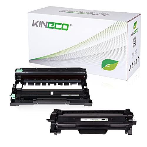 Kineco Toner und Trommel ersetzt Brother TN2420 TN2410 DR2400 für Brother HL-L2350DW HL-L2370DN HL-L2375DW HL-L2310D MFC-L2710DW