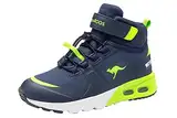 KangaROOS Jungen Kx-hydro Sneaker, Dk Navy Lime, 30 EU