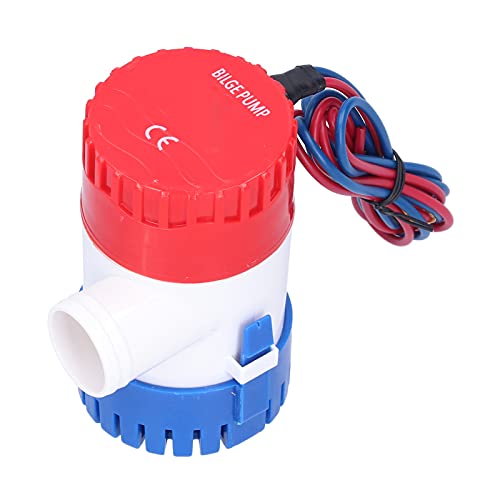 Tauchboot Bilge Wasserpumpe 12V/24V Für Boot Tauchboot Marine Wasserpumpe Zubehör Marin Boat(12V 500Gph),Tauchpumpe