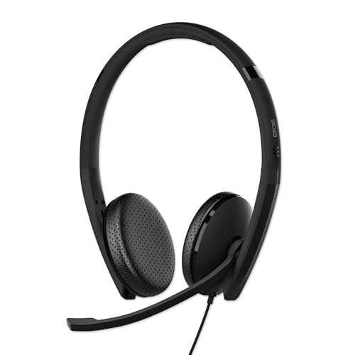 C10 3.5 mm - Professionelles Kommunikationsheadset mit Kabel, Überlegener Stereo-Sound, Plug-and-Play, Elegantes Design, Komfortabel bei Langzeiteinsatz