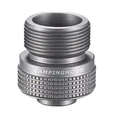 Campingmoon Tragbarer Herd-Propangas-Adapter, kleiner Gas-Tank-Adapter, Eingang EN417 Ventilausgang Zylinder-Tank-Adapter für Outdoor-Camping