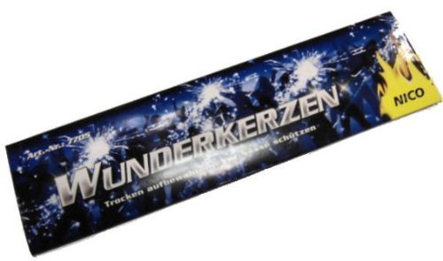 100 Wunderkerzen - Standard - 18cm, Unparfümiert