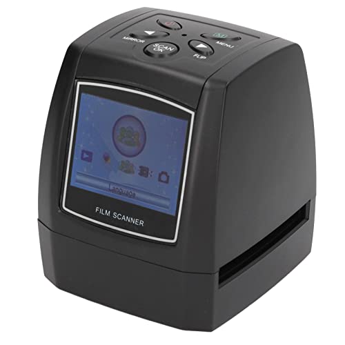 Film -Slide -Scanner, 2.36in -Farbbildschirm USB MSDC Tragbar, Digitaler Bild Betrachter für Mehrere Anwendungen, Effiziente Fotokonvertierung mit Klammer und USB 2.0