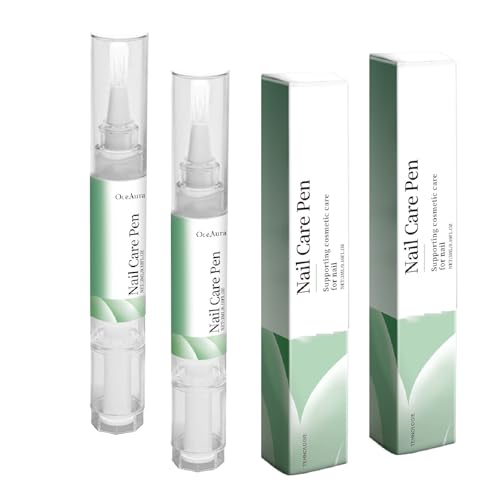 Nail Care Pen- 2 StüCk Nagelpilz Nagelpflegestift, Nail Nagelwachstum FöRdern，Kosmetische Pflege Bei Nagelpilzinfektion Schnell & Effektiv, Mit Teebaumöl, Vitamin E & Aloe Vera