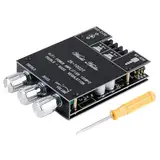 Bluetooth Verstärker Modul Hifi Stereo - 2.0 Audio Amplifier Board TPA3116D2 Mini Digital Endstufe Verstärker Platine Bass und Treble Tuner 2X100W 12V-24V