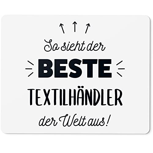 JUNIWORDS Mauspad Mousepad, So Sieht der Beste Textilhändler der Welt aus! (5875089)