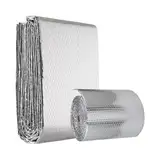 Wärmereflektierende Folienisolierung,Wärmereflektierende Folie | 16 Fuß x 24 Zoll energiesparende Isolierfolie,Doppelseitiger wärmereflektierender Schild aus Aluminiumfolie, Wärmedämmfolie für Fenster