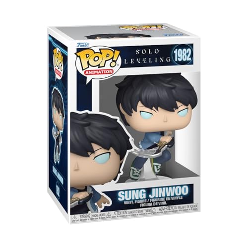 Funko Pop! Animation: Solo Leveling - Sung Jinwoo - 1/6 Quote Für Seltene Chase-Variante - Vinyl-Sammelfigur - Geschenkidee - Offizielle Handelswaren - Spielzeug Für Kinder und Erwachsene